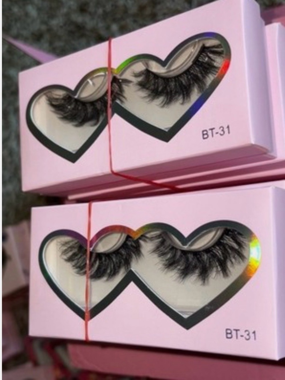 Lot of 27 Pairs Faux Mink Strip Lashes - Dramatic Black Lashes 18mm